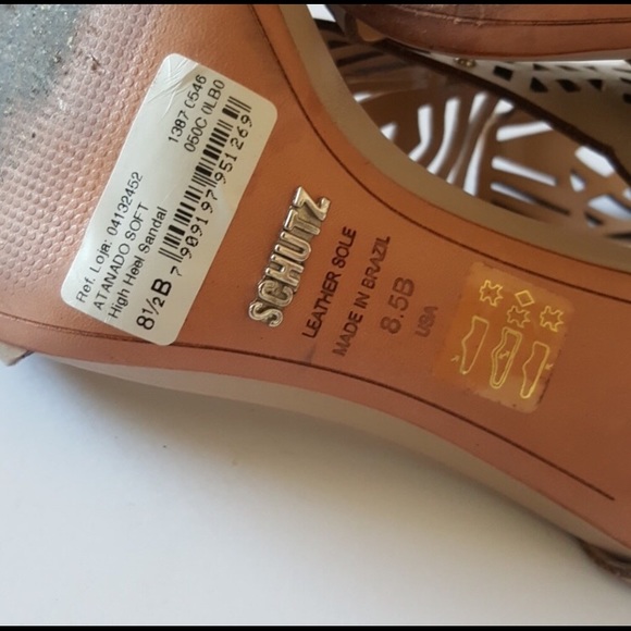 Schutz Sandalia Salto Alto Atanado - Picture 7 of 7